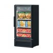 Turbo Air TGF-10SDB-N Super Deluxe Self-Contained Black Insulated Merchandiser Freezer With Glass Door - 115V