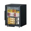 Turbo Air TGF-5SDB-N Super Deluxe Self-Contained Black Merchandiser-Countertop Freezer With Glass Door - 115 Volts