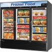 Turbo Air TGF-72FB-N Self-Contained Insulated Black Merchandiser Freezer With Glass Door - 115V