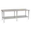 Eagle UT3696SE Stainless Steel 36 Inch x 96 Inch Work Table w/ Undershelf