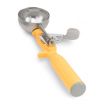 Vollrath 47144 Jacobs Pride 1.63 oz. Yellow #20 Disher