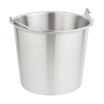 Vollrath 58160 - 14 3/4 Qt. Stainless Steel Tapered Dairy Pail