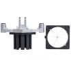 Vollrath 15077 Wall-Mount 10-Section Wedge Pusher Block And Blade Assembly For Redco Instacut 3.5 Manual Fruit And Vegetable Wedger