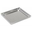 Vollrath 30113 Super Pan V 2/3 Size Anti-Jam Stainless Steel Perforated Steam Table / Hotel Tray - 1 1/4