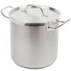 Vollrath 3503 Stainless Steel Optio 11 Qt. Stock Pot with Lid