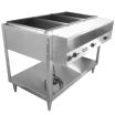 Vollrath 38003 ServeWell 3-Well Stainless Steel Hot Food Table, 120V 1440 Watts