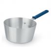 Vollrath 434412 Aluminum Wear Ever Tapered 4 1/2 Qt. Sauce Pan with Natural Finish and Cool Handle