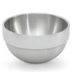 Vollrath 46666 1.7 Qt. Double Wall Stainless Steel Round Satin-Finished Serving Bowl