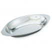 Vollrath 47422 Stainless Steel 12-Ounce Oval Au Gratin Dish