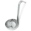 Vollrath 4970110 Stainless Handle 1 oz JP Jacob's Pride Collection One-Piece Heavy-Duty Stainless Steel Serving Ladle With 6