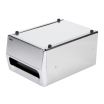 Vollrath 6512-28 Stainless Steel One-Sided Countertop Napkin Dispenser w/ Chrome Faceplate