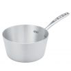 Vollrath 67301 Aluminum Wear Ever Tapered 1 1/2 Qt. Sauce Pan with Natural Finish and Plated Handle