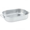 Vollrath 68250 Wear-Ever 5.375 Qt. Bake and Roast Pan with Handles - 15 7/8