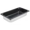 Vollrath 70322 Super Pan V 1/3 Size Anti-Jam Stainless Steel SteelCoat x3 Non-Stick Steam Table / Hotel Pan - 2 1/2