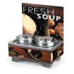 Vollrath 720202102 1220 Cayenne Full-Size Soup Merchandiser, Menu Board, 7 Qt Pack, Tuscan