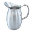 Vollrath 82020 2-1/8 Qt. Stainless Steel Bell Shaped Water Pitcher with Satin Finish