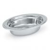 Vollrath 8230210 Miramar 2 Qt. Decorative Stainless Steel Oval Food Pan - 2 1/2