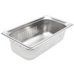 Vollrath 90343 1/3 Size Super Pan 3 Perforated Steam Table Pan / Hotel Pan, 4