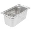 Vollrath 90363 1/3 Size Super Pan 3 Perforated Steam Table Pan / Hotel Pan, 6
