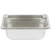 Vollrath 90442 1/4 Size Super Pan 3 Steam Table Pan / Hotel Pan, 4