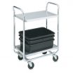 Vollrath 97161 Thrift-I-Cart Chrome Three Shelf Cart, 33