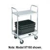 Vollrath 97166 Thrift-I-Cart Chrome Three Shelf Cart, 24