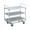 Vollrath 97167 Thrift-I-Cart Chrome Three Shelf Cart, 33