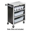 Vollrath 97180 Assembled Stainless Steel Four Shelf Bussing Cart, 27-1/2