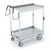 Vollrath 97205 Heavy-Duty Stainless Steel Two Shelf Utility Cart, 39