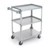 Vollrath 97320 Stainless Steel Three Shelf Utility Cart, 27-1/2
