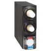 Vollrath C3V LidSaver™ Dispenser Cabinet (3) Vertical Positions Clear Faceplate