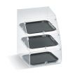 Vollrath MBC1014-3F-06 Classic Three Tier Acrylic Display Case with Front Doors