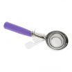 Winco ICD-16P 2.75 Oz. Allergen Free Purple Handle Stainless Steel #16 Ice Cream Disher