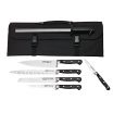 Winco KFP-KITA 7-Piece Cutlery Set with Shears and Knife Bag
