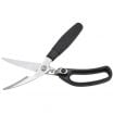 Winco KS-02 Stainless Steel Poultry Shears with Soft Polypropylene Handle