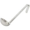 Winco LDI-10SH Short Handle 1 oz One-Piece Stainless Steel LDI Series Serving Ladle With 6
