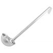 Winco LDI-5 One-Piece Stainless Steel 5 oz LDI Series Serving Ladle With 12 1/2
