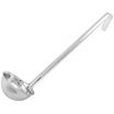 Winco LDI-6 One-Piece Stainless Steel 6 oz LDI Series Serving Ladle With 12 1/2