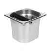 Winco SCD-5 1/6 Size Stainless Steel Coffee Knock Box