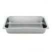 Winco SPF4 Full Size Standard Weight Anti-Jam Stainless Steel Steam Table / Hotel Pan - 4