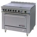 Garland / U.S. Range 36ER39 E Series Heavy Duty 36" Stainless Steel Electric Range w/ (3) 12" Boiling Plates & Conventional Oven Range Base - 18.5 kW, 208/60/3