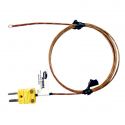 Cooper-Atkins 49138-K Type K Thermocouple Bare Tip Probe With 32 to 896 Degrees F Temperature Range Thermocouple Bare Tip Probe With Cable