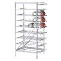Advance Tabco CR10-162 Heavy Duty Welded Aluminum Stationary Can Rack For #10 And #5 Type Cans