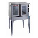Blodgett ZEPH-200-E SGL_220-240/60/3 Single Deck Full Size Bakery Depth Electric Convection Oven with Legs - 220/240V, 11kW