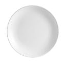 CAC China COP-16 Coupe 10" Super White Porcelain Dinner Plate