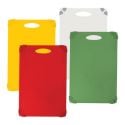 Tablecraft CBG1520APK4 20" x 15" x .5" Assorted Color Plastic 4 Pack Of Grippy Cutting Boards