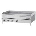 Garland E24-48G E24 Series Heavy-Duty 48" Electric Countertop Griddle w/ Side and Rear Splash Guards - 16 kW, 208/60/3