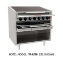 MagiKitchn FM-RMB-624 - 24-Inch Stainless Steel Radiant Floor Model Gas Charbroiler