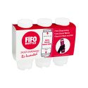 16 oz. First In First Out "FIFO" Squeeze Bottle with Lid, Pack of 3