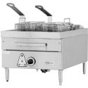 Garland / U.S. Range E24-31F E24 Series 12.0 kW Countertop 18" Wide 30 lb Tank Capacity Stainless Steel Heavy-Duty Electric Fryer With 2 Nickel-Plated Baskets, 208V 1-Phase 12.0 kW